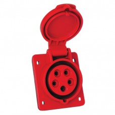 Βιομηχανική Πρίζα Πίνακα 16A 5P 400V Κόκκινη IP44